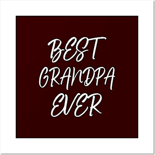 Best grandpa ever Posters and Art